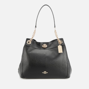 Coach Women's Turnlock Edie Shoulder Bag - Black