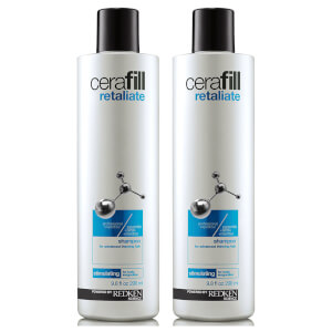 Shampooing Cerafill Retaliate Redken Duo (2 x 290 ml)