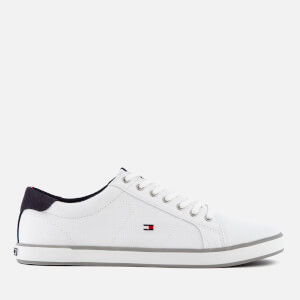 Tommy Hilfiger Men's Canvas Low Top Trainers - White