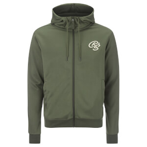 Crosshatch Men's Montanas Tricot Zip Through Hoody - Beetle