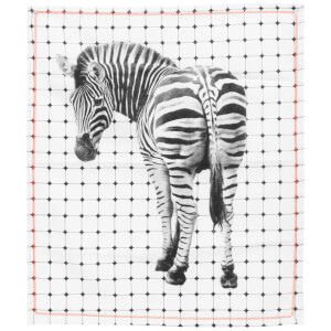 Cotton Tea Towel - Zebra
