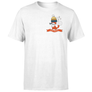 Christmas Fox Pocket T-Shirt - White