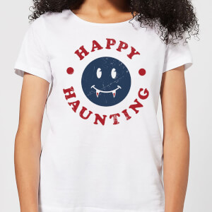 Happy Haunting Fang Women's T-Shirt - White