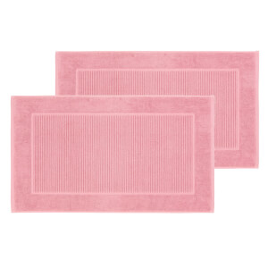Christy Supreme Hygro Bath Mat - Set of 2 - Blush