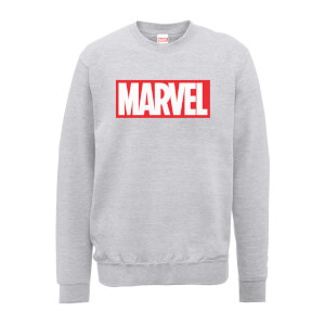 Marvel Main Logo Men's Grey Sweatshirt