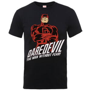 Marvel Comics Daredevil The Man Without Fear Men's Black T-Shirt