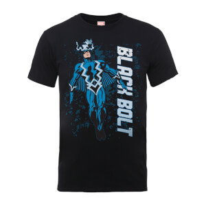 Marvel Comics Black Bolt Men's Black T-Shirt