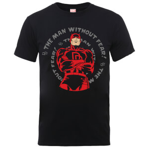Marvel Comics Daredevil Spiral Men's Black T-Shirt