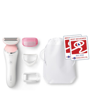 Philips SatinShave Advanced Wet and Dry Electric Ladyshaver with 4 Attachments-C BRL140/00