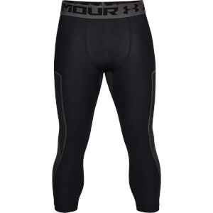 Under Armour Men's HG Armour Graphic 3/4 Leggings - Black