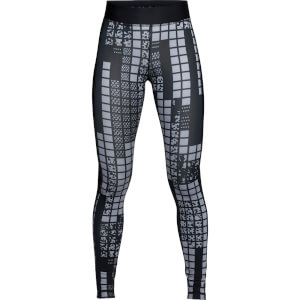 Under Armour Women's HeatGear Armour Printed Leggings - Black