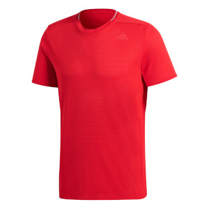 adidas Men's Supernova Running T-Shirt - Scarlet