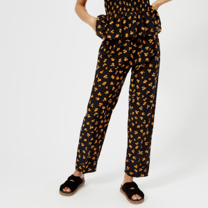 Ganni Women's Beacon Trousers - Black