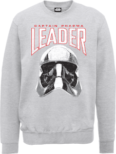 Sweat Homme Star Wars : Les Derniers Jedi Captain Phasma - Gris