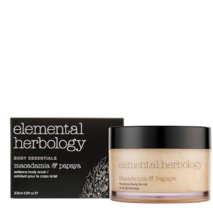 Elemental Herbology Macadamia and Papaya Body Scrub 200ml