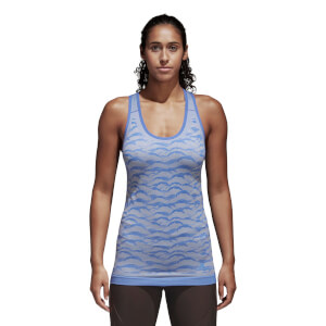 adidas Women's Ultra Primeknit Parley Tank Top - Blue/Grey