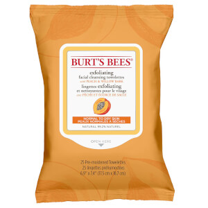 Toallitas limpiadoras faciales de Burt's Bees - Peach and Willow Bark (30 unidades)