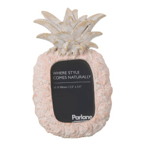 Parlane Pineapple Photo Frame - Light Pink (17 x 10cm)
