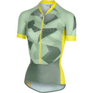 Castelli Women's Climber's Jersey - Pastel Mint/Forest Grey