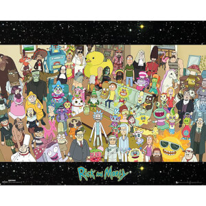 Rick and Morty Cast Mini Poster 40 x 50cm