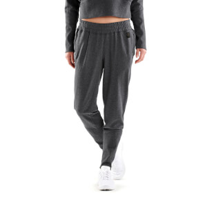 Skins Activewear Women's Spade Light Fleece Tapered Pants - Charcoal Marle