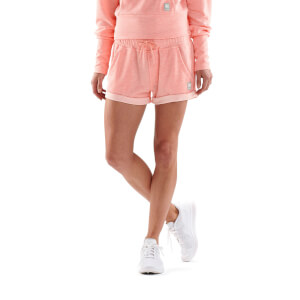 Skins Activewear Women's Wireless Sport Fleece Shorts - Peach Marle