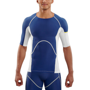 Skins DNAmic Ultimate Cooling Men's Top - White/Zephyr