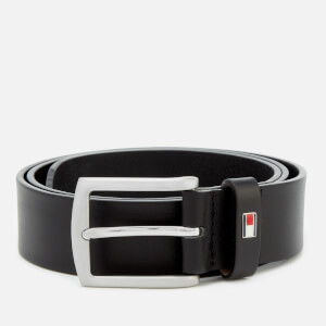 Tommy Hilfiger Men's New Denton Belt 3.5 - Black