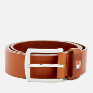 Tommy Hilfiger Men's New Denton Belt 3.5 - Dark Tan
