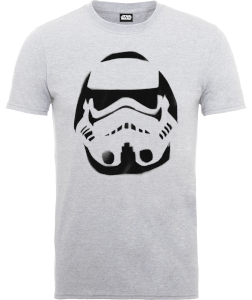 T-Shirt Homme Paint Spray Stormtrooper - Star Wars - Gris