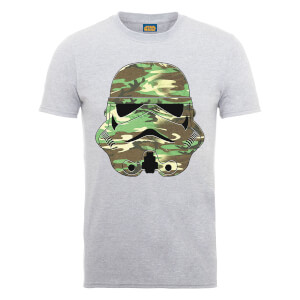 T-Shirt Homme Stormtrooper Camouflage - Star Wars - Gris