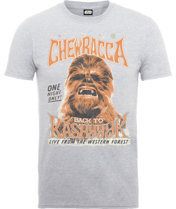 Star Wars Chewbacca One Night Only T-Shirt - Grey