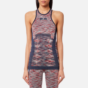 adidas by Stella McCartney Women's Yoga Sleeveless Tank Top - Collegiate Navy/Dark Calistos/White