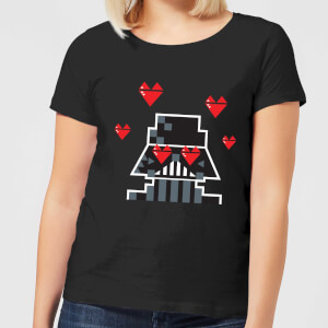 Star Wars Valentine's Vader In Love Women's T-Shirt - Black