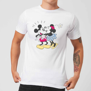 T-Shirt Homme Minnie Mouse Bisou (Disney) - Blanc
