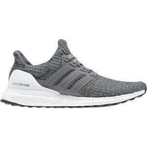 adidas Men's Ultraboost Running Shoes - Grey/Green