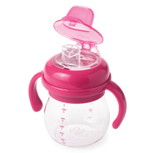 OXO Transitions - Soft Spout Sippy Cup with Handles 175ml - Raspberry