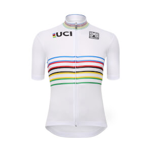 Santini UCI Master World Champion Jersey 2018 - White