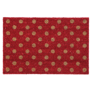 Polka Dot Doormat