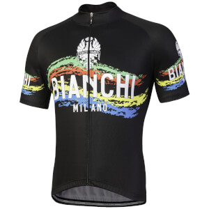 Bianchi Misegna Short Sleeve Jersey - Black