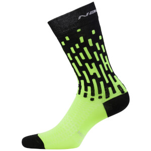 Nalini Fulmine Socks - Black/Fluro