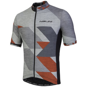 Nalini Rapidita' Short Sleeve Jersey - Grey/Red