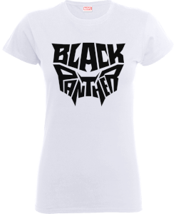 Black Panther Emblem Women's T-Shirt - White