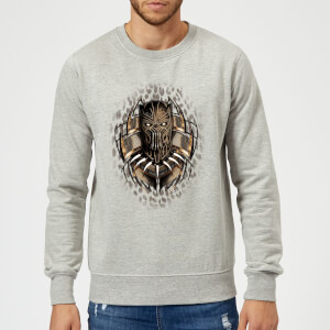 Black Panther Gold Erik Sweatshirt - Grey
