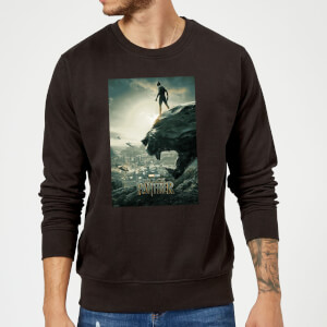Black Panther Poster Sweatshirt - Black