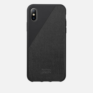 Native Union Clic Canvas - iPhone X Case - Black