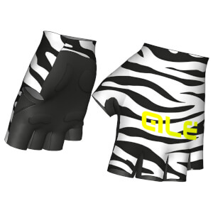 Alé Flowers Gloves - White/Black