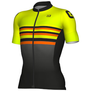 Alé Formula 1.0 Stripes Jersey - Black/Yellow