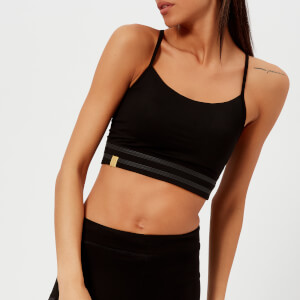 Monreal London Women's Longline Bra - Black/Silver Reflective
