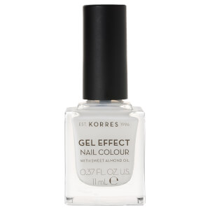 KORRES Natural Gel Effect Nail Colour - Porcelain White 11ml